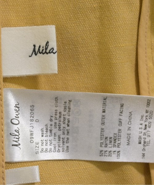 Mila Owen Collarless jackets