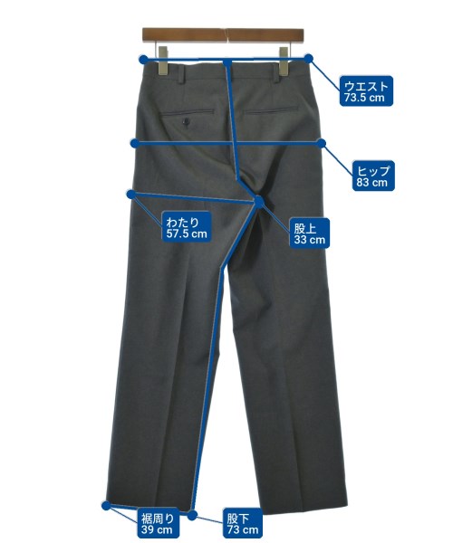 THE SHINZONE Trousers Gray 0476126G0058 | Online Thrift Store