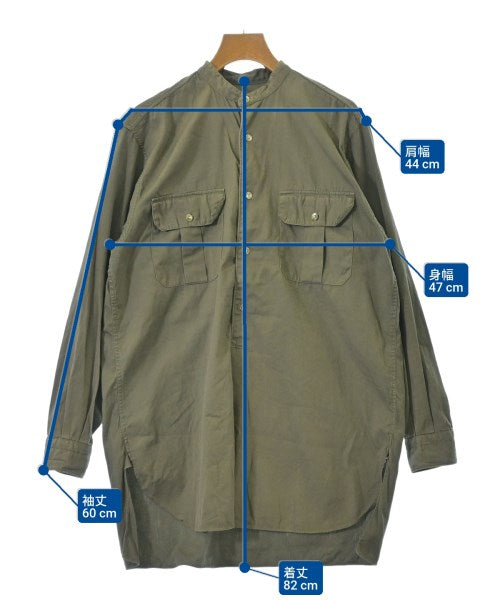 COMOLI Casual shirts Khaki 0481526A0045 | Online Thrift Store
