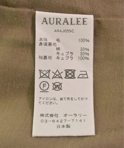 AURALEE Collarless jackets