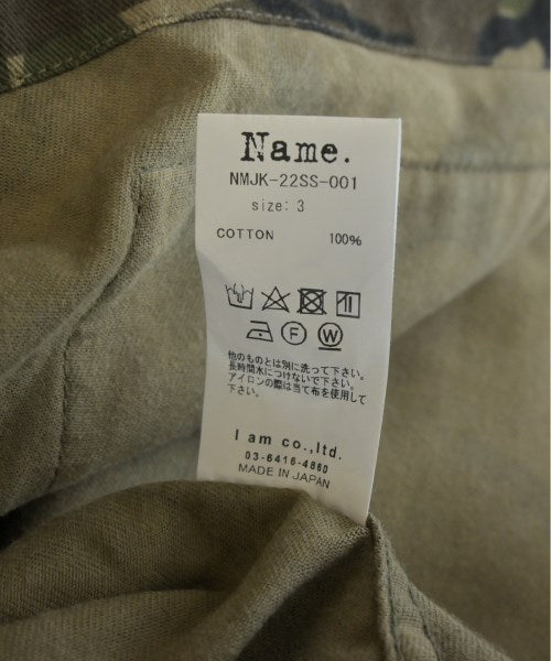 Name. Millitary jackets