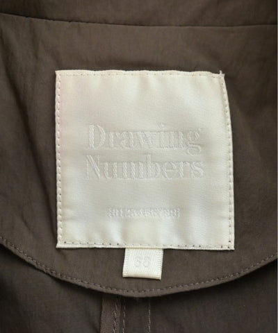 Drawing Numbers Trench coats