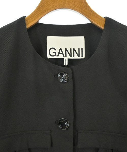 Ganni Collarless jackets