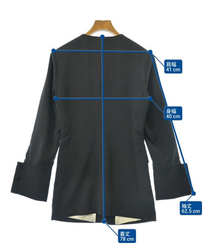 Ganni Collarless jackets