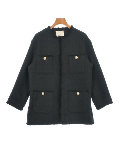 GALLARDAGALANTE NAVY Collarless jackets