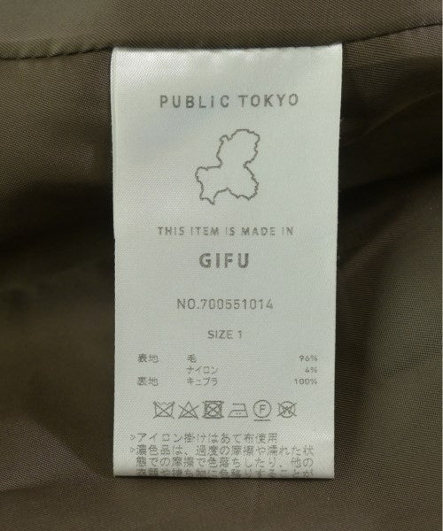 PUBLIC TOKYO Chesterfield coats