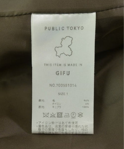 PUBLIC TOKYO Chesterfield coats