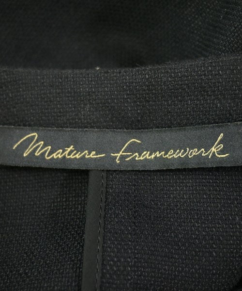 Mature Framework Collarless jackets