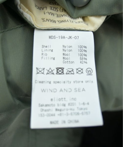 WIND AND SEA Millitary jackets