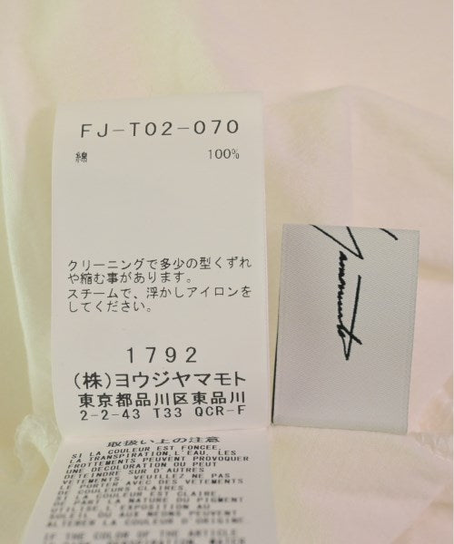 YOHJI YAMAMOTO Tee Shirts/Tops