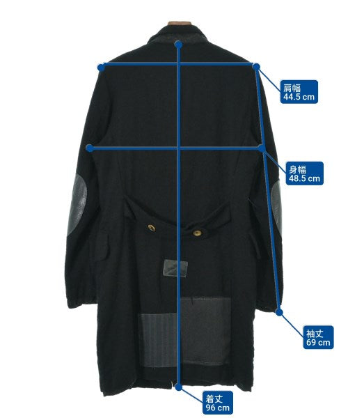 THE UNION THE FABRIC T-88-N コート　Black JUNYA WATANABE MAN Chesterfield coats Black 2006526Y0088 | Online