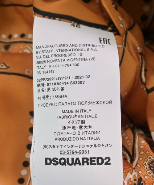DSQUARED Chesterfield coats