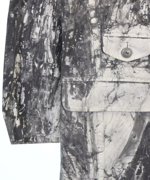 ISSEY MIYAKE Casual jackets GrayxWhitexBlack(Patterned