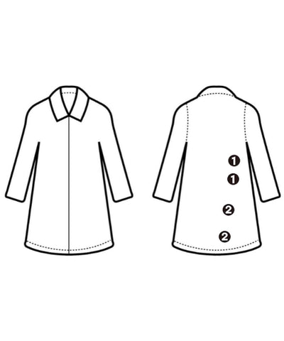 ARTS&SCIENCE Soutien collar coats