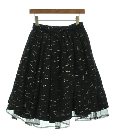 noir kei ninomiya Knee length skirts