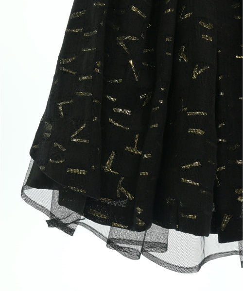 noir kei ninomiya Knee length skirts