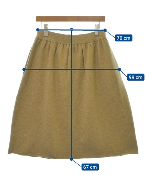 extreme cashmere Knee length skirts
