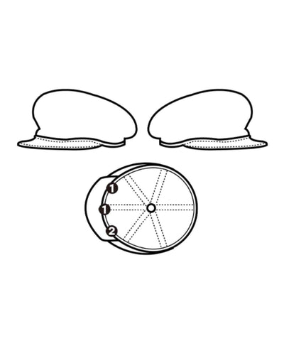 JACQUES LE CORRE Newsboy caps