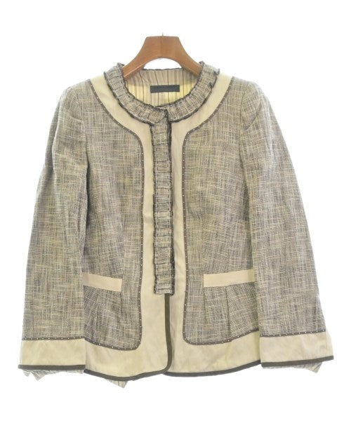 Alberta Ferretti Collarless jackets