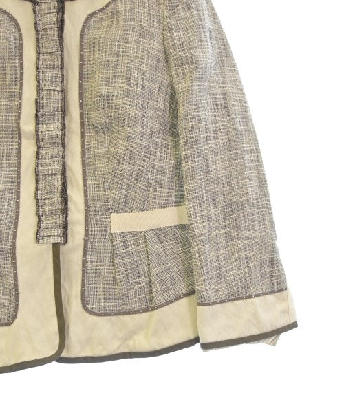 Alberta Ferretti Collarless jackets