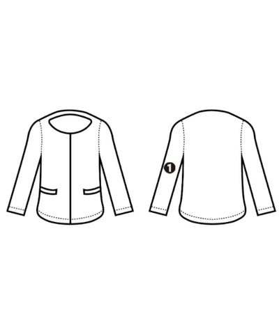 D'ESTREE Collarless jackets