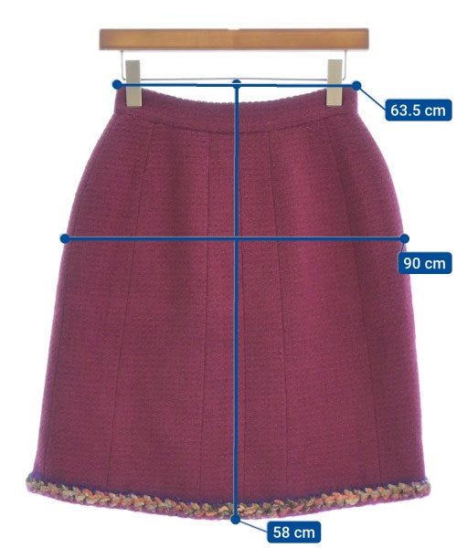 CHANEL Knee length skirts