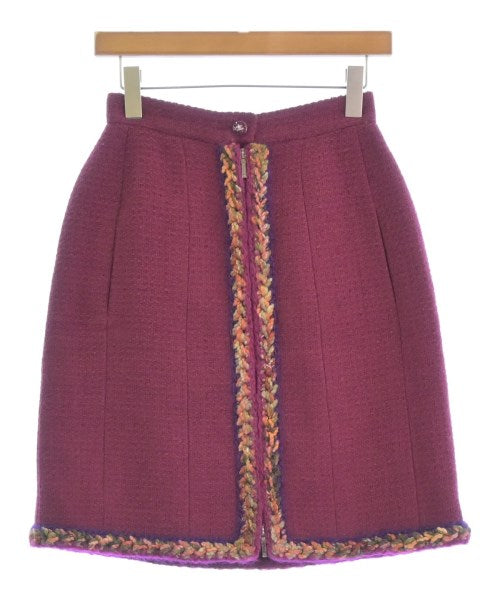 CHANEL Knee length skirts