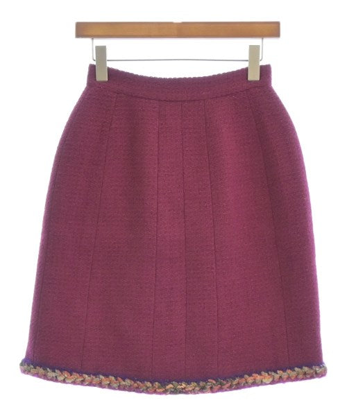 CHANEL Knee length skirts