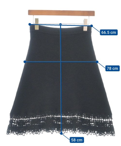 CHANEL Knee length skirts