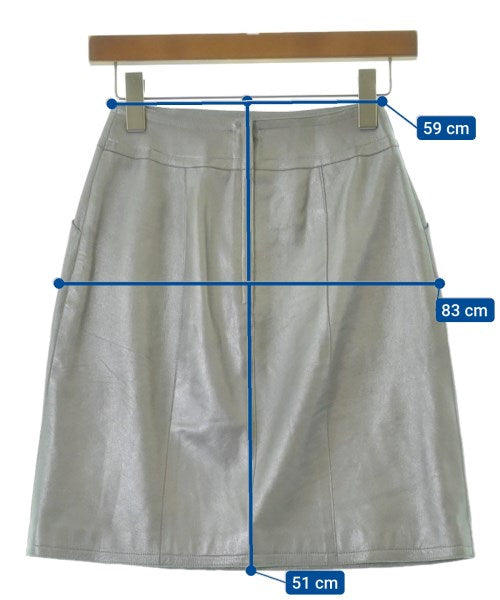 CHANEL Knee length skirts