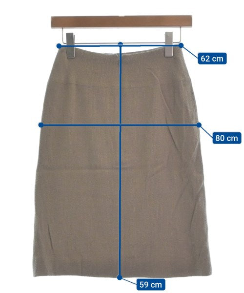 CHANEL Knee length skirts