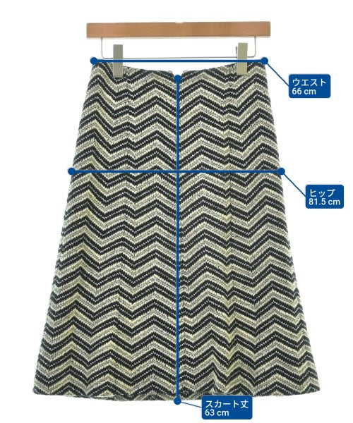 CHANEL Knee length skirts