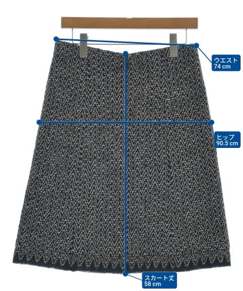 CHANEL Knee length skirts