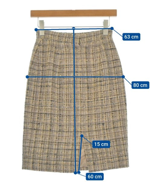 CHANEL Knee length skirts