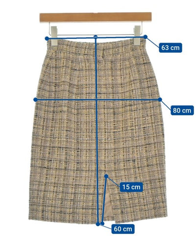 CHANEL Knee length skirts