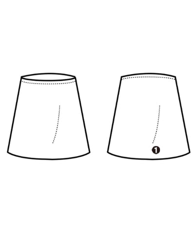 CHANEL Knee length skirts