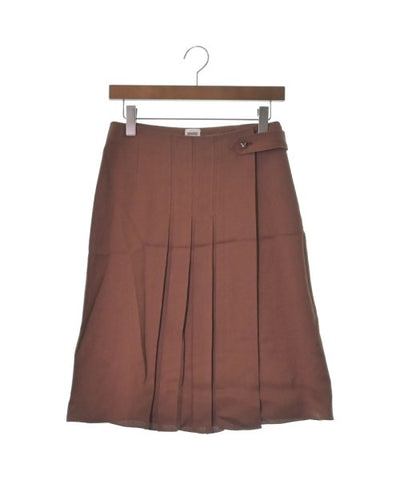 HERMES Knee length skirts