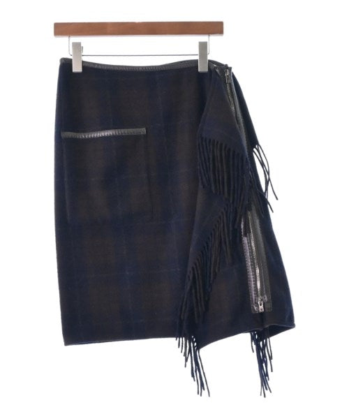 HERMES Knee length skirts