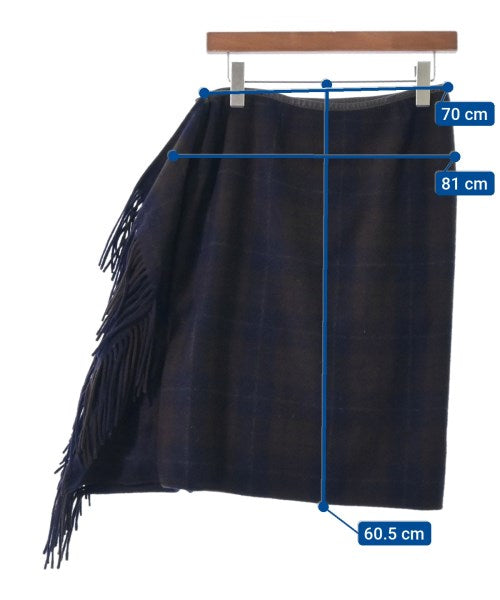 HERMES Knee length skirts