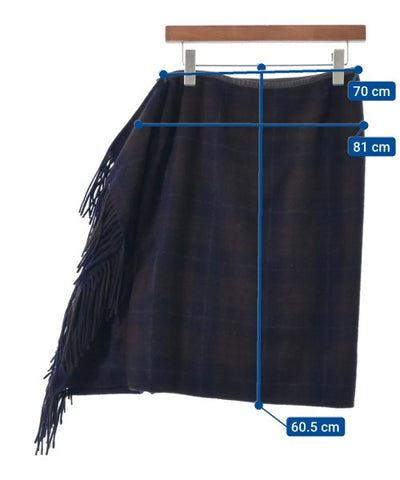 HERMES Knee length skirts