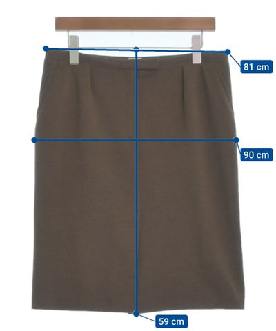 HERMES Knee length skirts