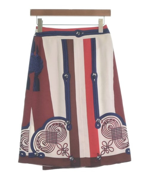 HERMES Knee length skirts