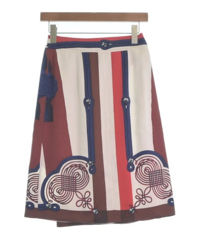 HERMES Knee length skirts