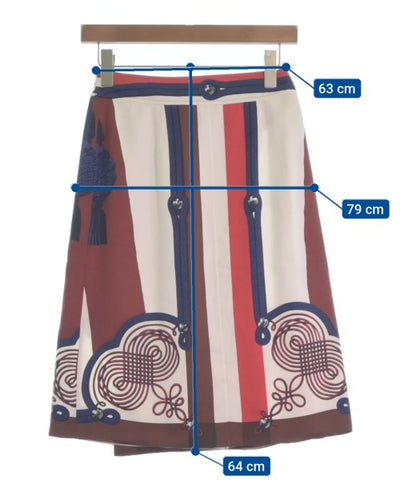HERMES Knee length skirts