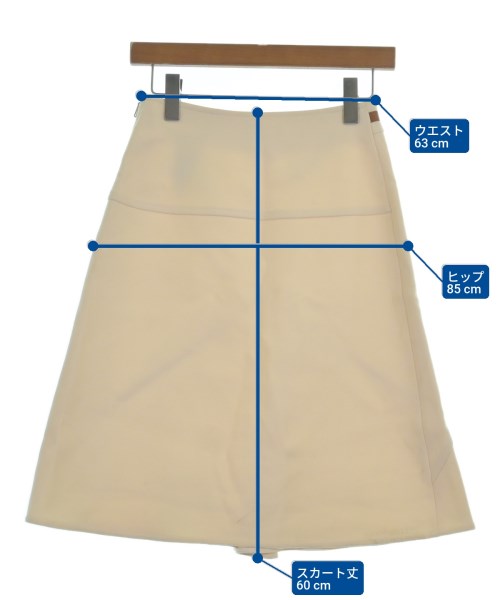 HERMES Knee length skirts