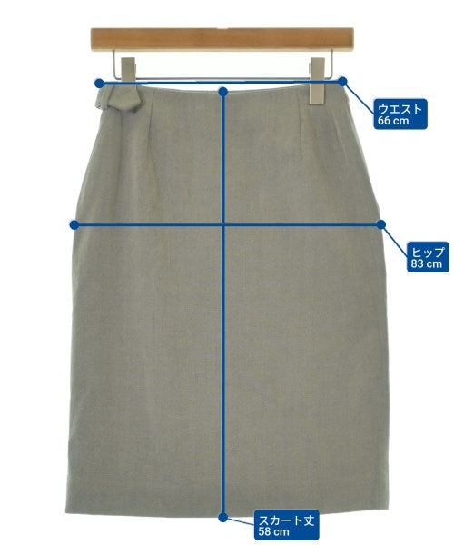 HERMES Knee length skirts
