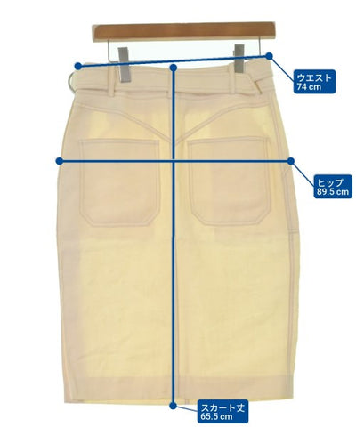 HERMES Knee length skirts