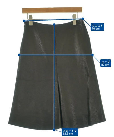 HERMES Knee length skirts