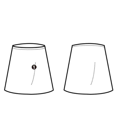 HERMES Knee length skirts