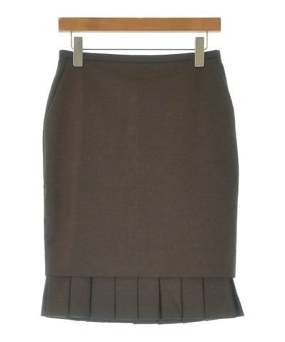 HERMES Knee length skirts